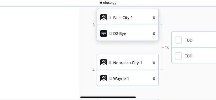 Division 2 Mario Kart Playoff Bracket